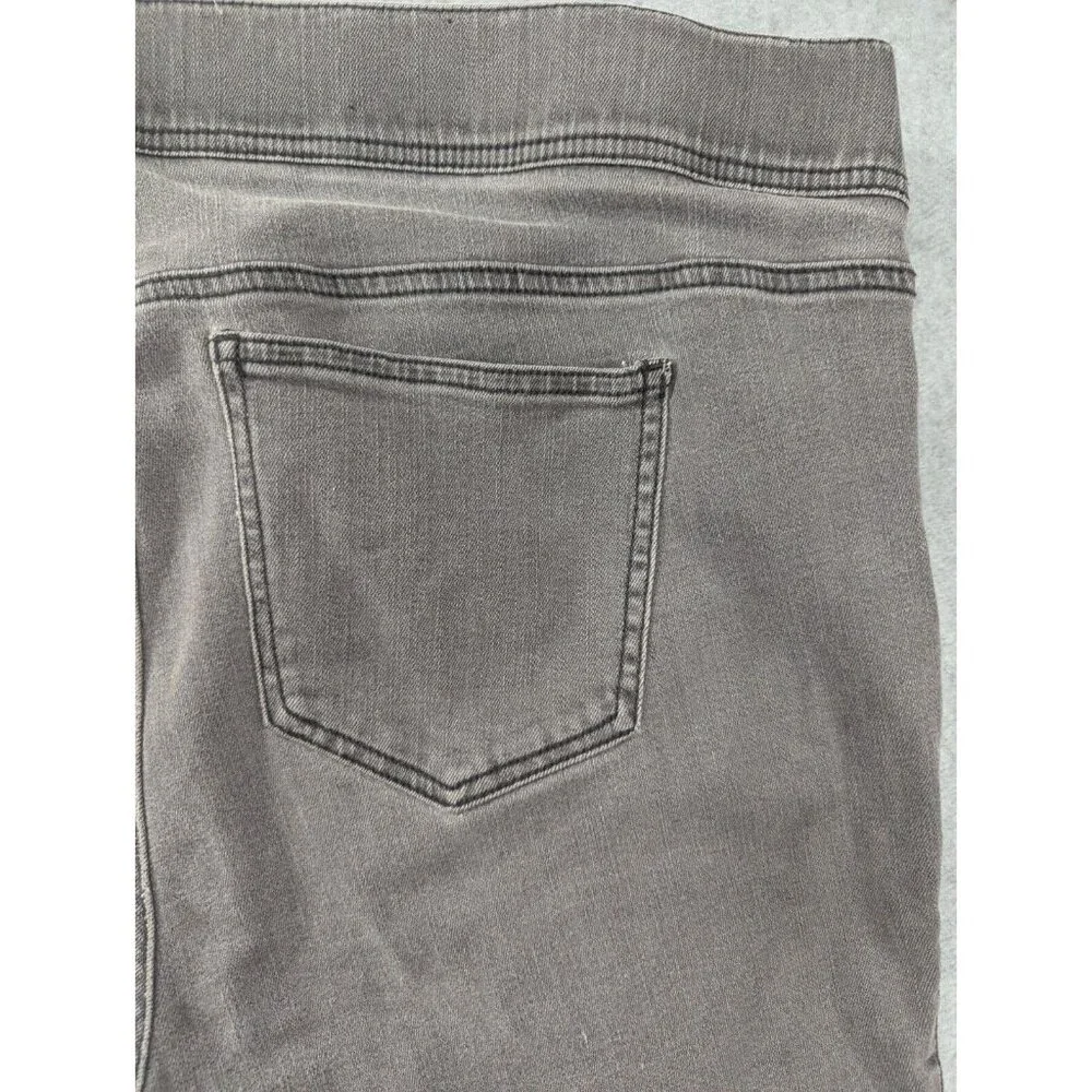 Torrid Denim Jeans Size 3R Grey Jegging Pull On Lace Up Legs High Rise Stretch - Picture 9 of 12
